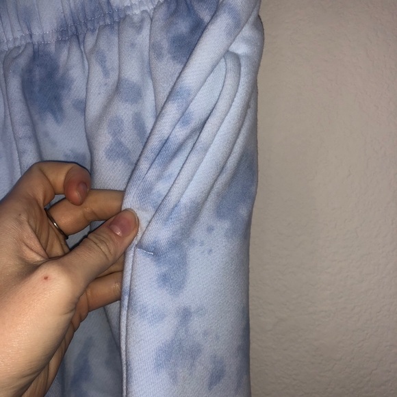 Blue Tie dye jogger sweatpants - Picture 5 of 7